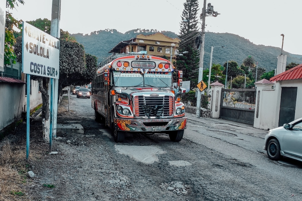 Z Guatemaly do Mexika autobusem