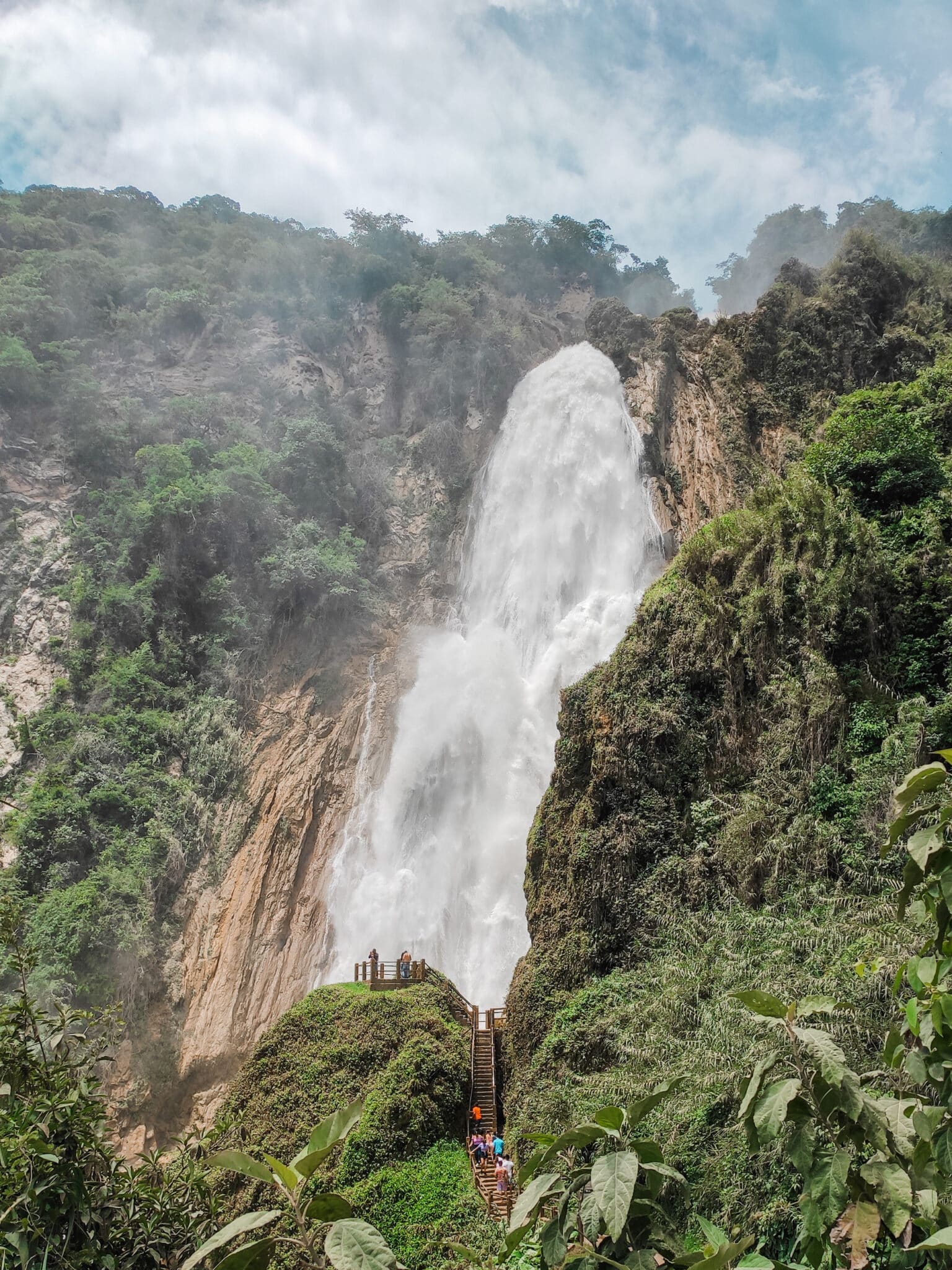 El Chiflon Main Waterfall