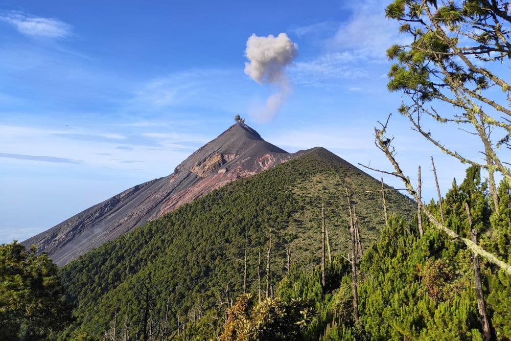 aktivní sopka Fuego túra